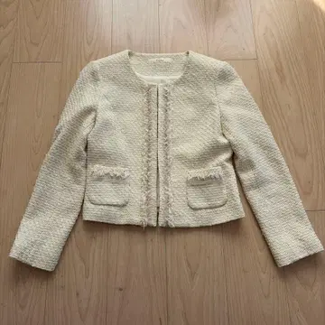 [ 새상품급 ] 노카라 트위드 자켓 L 사이즈
