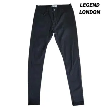 LEGEND LONDON 스키니 데님 팬츠 블랙 잘 늘어남 014