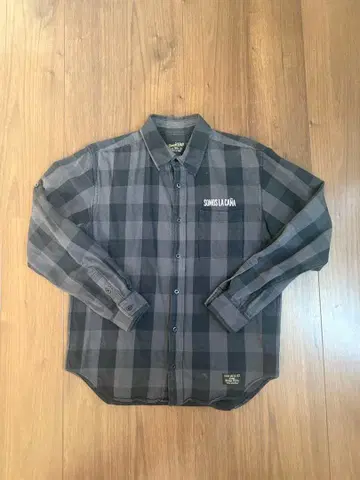 Buena Vista 체크 무늬 긴팔 플란넬 셔츠