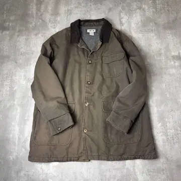 CHEROKEE 플리스 라이너 덕 자켓 헌팅 자켓 브라운