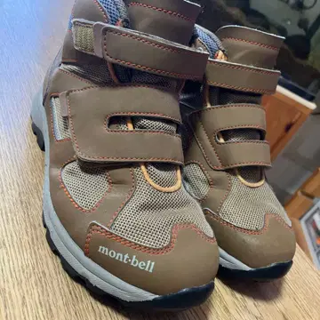 mont-bell 트레킹 슈즈 방수 kids