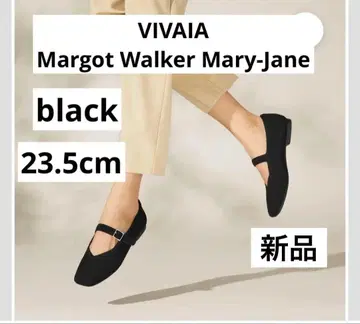 새상품 VIVAIA 메리제인 플랫슈즈 블랙 초경량 세탁 가능