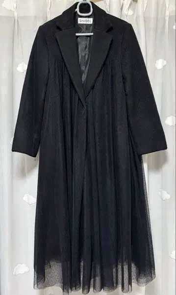 snidel 코트 아우터 블랙