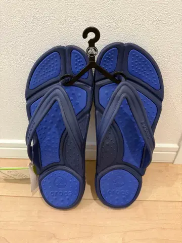 crocs 파랑 비치 샌들