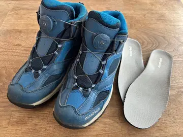 mont-bell 트레킹 슈즈 파랑 22cm