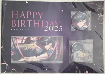 브레마이 벌스데이 캔뱃지 아크릴 블록 호로카 타마노 유레 세트