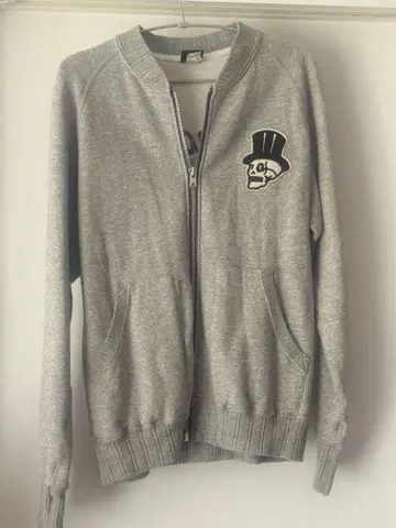 Schott 그레이 집업 자켓 M