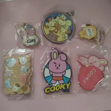 K-POP 캐릭터 키링 6개 세트