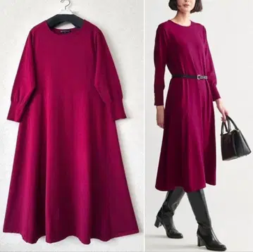 빅 사이즈 44*23구 Xmas 플레어 원피스*자유구 쿠미쿄쿠 ICB