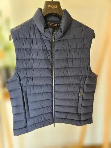 MOORER 네이비 다운 베스트 남성용 size 54
