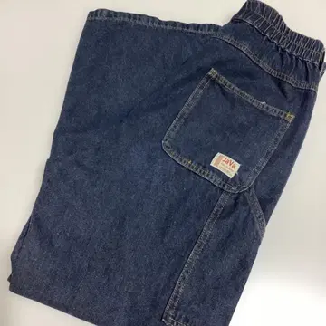 Java 워크 팬츠 다크 블루 허리밴딩 S