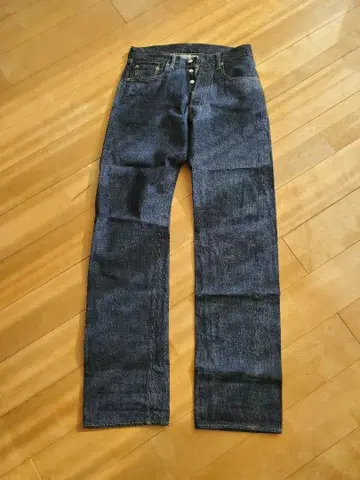 투 캣츠 브랜드 다크 블루 스트레이트 데님