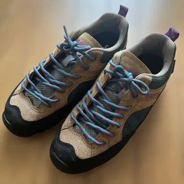 HI-TEC 아웃도어 신발 베이지/그레이/퍼플