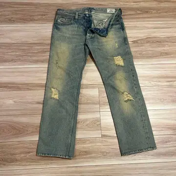 SAFADO 데미지 가공 블루 데님