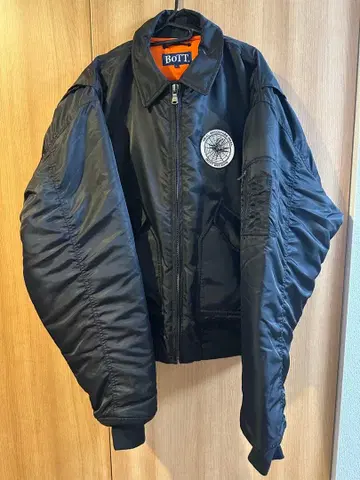 BoTT / NYLON FLIGHT JACKET /BLACK/MA-1