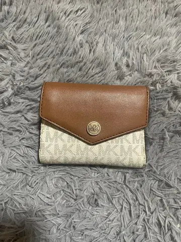 Michael Kors 접이식 지갑 브라운/아이보리