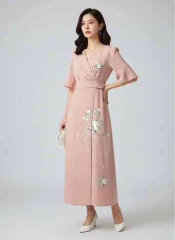 기모노 리메이크 원피스 유젠 손그림 호몬기 카슈쿨 원피스