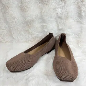 스퀘어토 메쉬 브라운 플랫슈즈 [ M 사이즈 ]