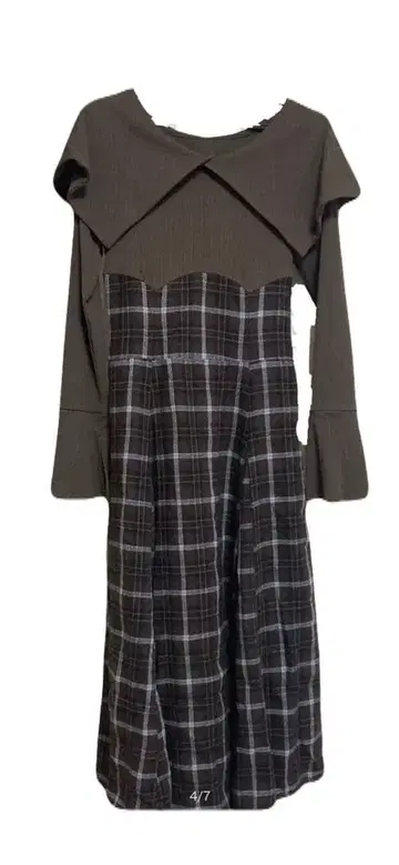 다즐린 빅 칼라 코르셋 원피스