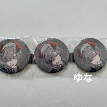 CrazyRaccoon 캔뱃지 할로윈 달마이즈갓 3개 세트