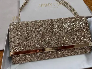 정가 13만 미사용 새상품 지미추 골드 클러치 지갑 숄더