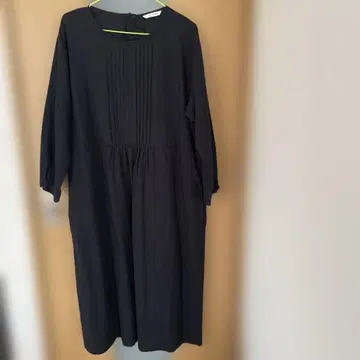 blue willow 블랙 긴팔 롱 원피스