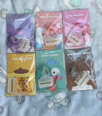 산리오 복복 부적풍 키링 낱개 판매