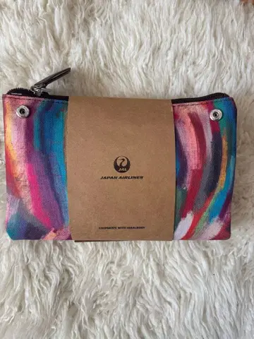 JAPAN AIRLINES 트래블 파우치 컬러풀