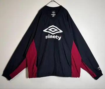 9090 x umbro 프린트 자수 로고 나일론 자켓 피스테