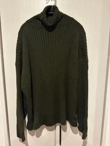 plage wide rib turtle 니트 스웨터 터틀넥