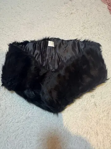 성인식 퍼 숄 블랙