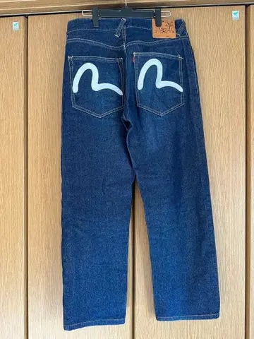 EVISU 청바지 화이트 갈매기 거의 100% 남음!