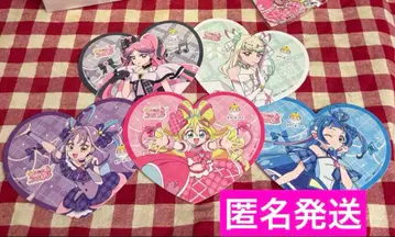 비어드 파파 너와 아이돌 프리큐어 홀로그램 코스터 컴플리트 세트