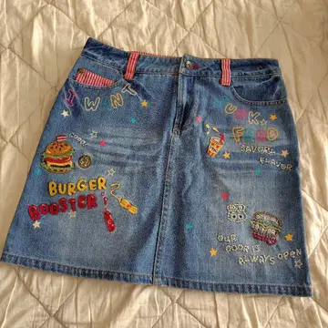 rough 미니 스커트