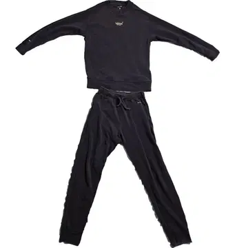 회복 의류 BAKUNE 맨투맨 구형 모델 상하의 세트 S 사이즈 네이비