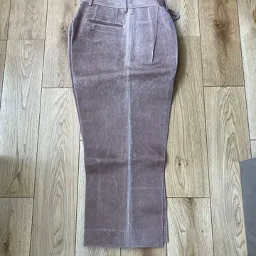 새상품급 정가 6.05만 NEAT 이 투 턱 와이드 테이퍼드 팬츠 44