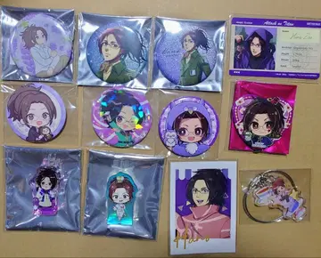 진격의 거인 한지 캔뱃지 아크릴 블록 키링 구매 혜택 모음