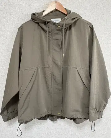 사만사 모스2 후드 부착 점퍼, 블루종 프리 사이즈