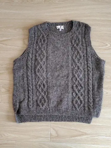 시삼 공방 sisam 손뜨개질 니트 베스트