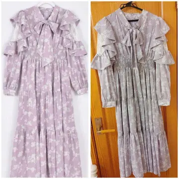 evelyn 꽃무늬 롱 원피스