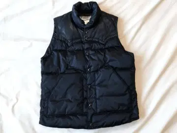 Katharine Hamnett London 충전솜 다운 베스트 M 가죽