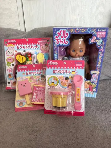 멜짱 네오린 도시락 세트 간식 아이스 간식 푸딩 4점 세트