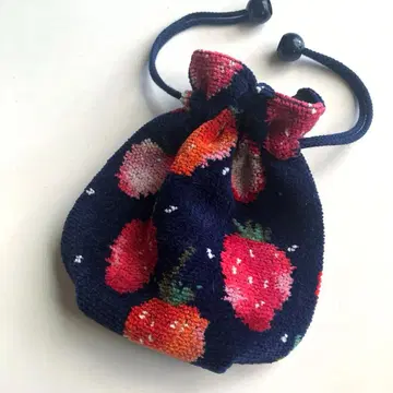 러브리 바이 페이러 스트로베리 도트 복조리 네이비