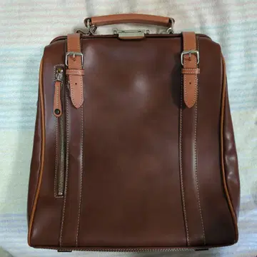 토요오카 카반 키와다 2WAY 백팩 더글라스 백 비즈니스 레드 브라운