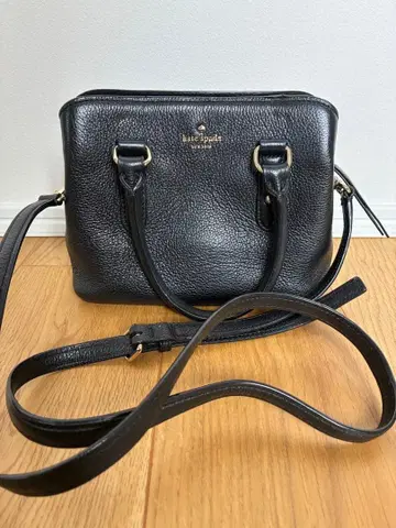 kate spade 블랙 가죽 핸드백 숄더백