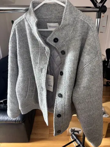 ED.lumoder 그레이 니트 가디건