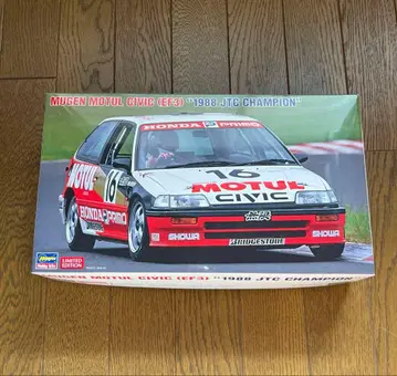 무겐 MOTUL 시빅 EF3 1988 JTC 챔피온 프라모델