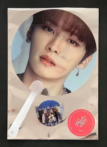 D'FESTA Stray Kids 리노 부채 캔뱃지