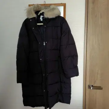 GAP 블랙 롱 다운 자켓