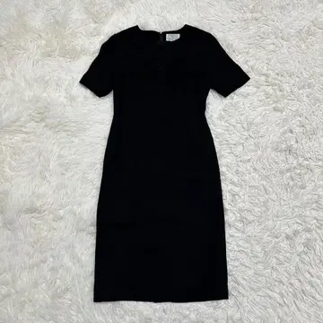 KUMIKYOKU 쿠미교쿠 쿠미쿄쿠 반팔 원피스 포멀 블랙